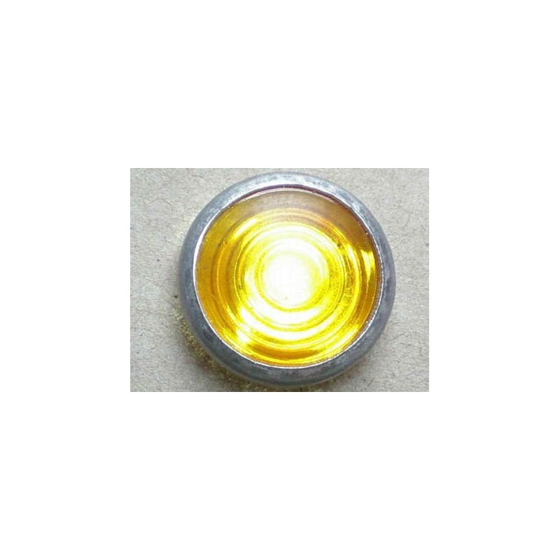 Control lamp glass yellow, d 16