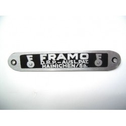 Plate for seat "FRAMO"
