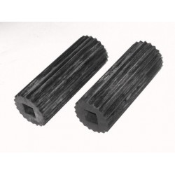 footrests rubbers, 13x13 mm