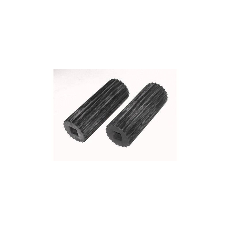 footrests rubbers, 13x13 mm