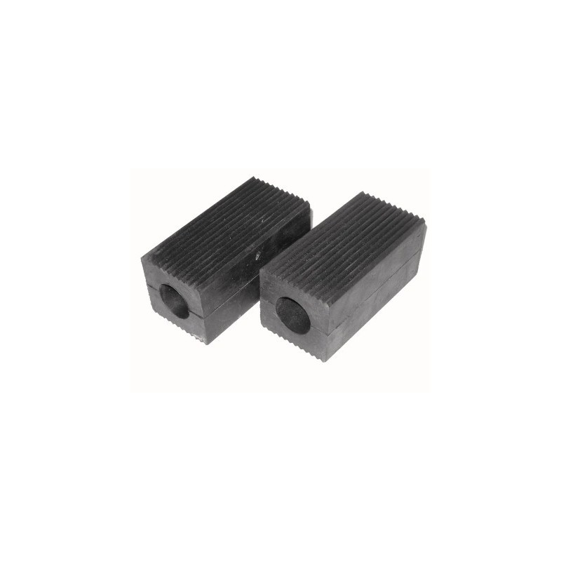 Footrests rubbers, pair, D-Rad