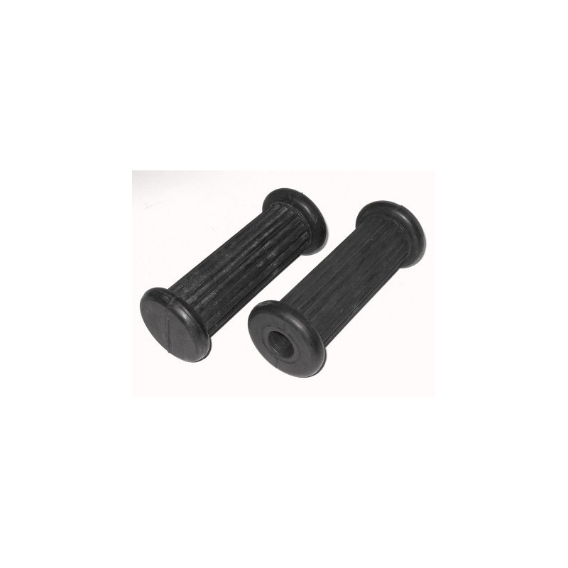 Footrests rubbers, pair, d 17 mm