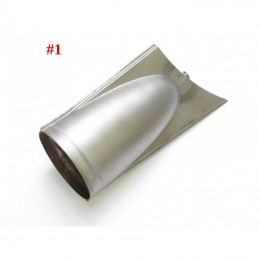 Exhaust silencer part, d...