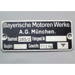 ID plate- Bayerische...