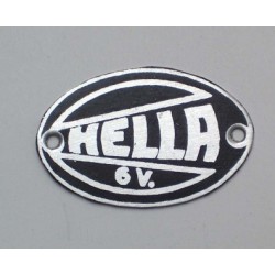 Schild "HELLA", 31 x 20 mm