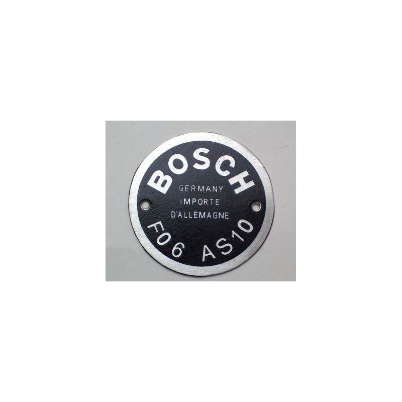 Plate "BOSCH F06 AS10", D 37 mm