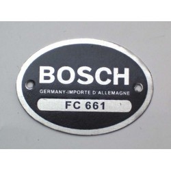 Plate "BOSCH FC 661", 38x28 mm