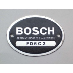 Plate "BOSCH FD 6 C2" 38x28 mm