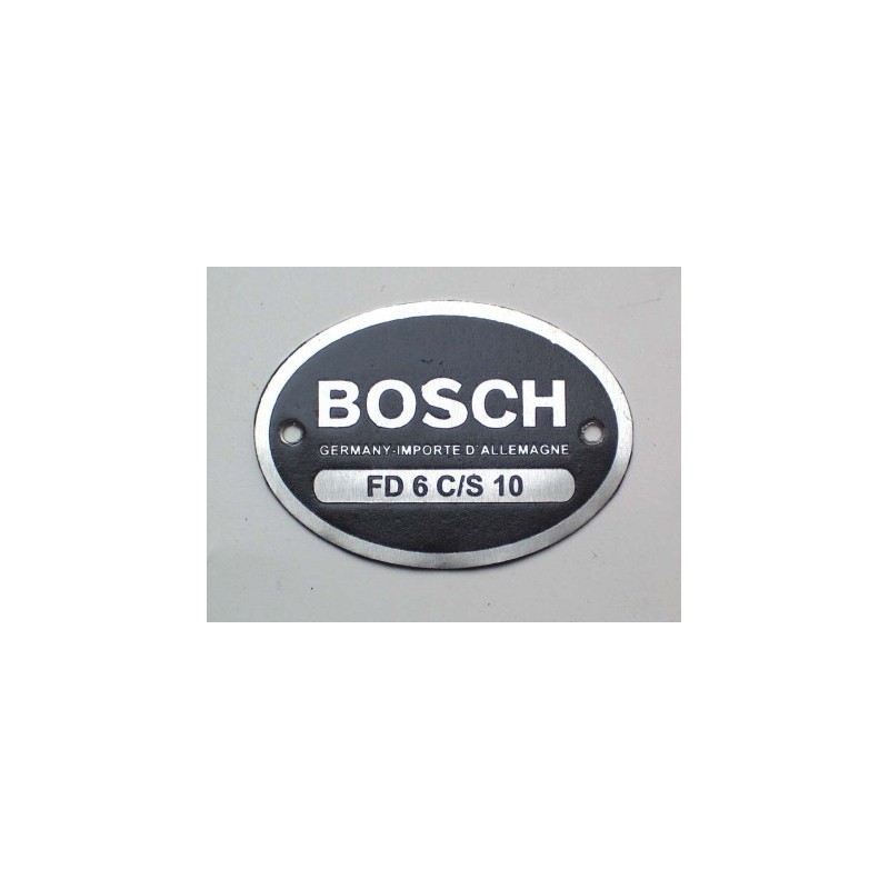 Schilde "BOSCH FD 6 C/S 10", 38x28 mm