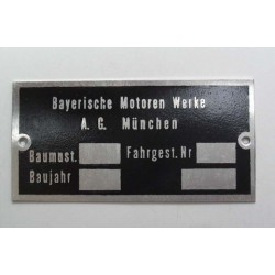 Typenschild " Bayerische...