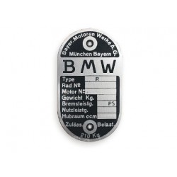 ID plate BMW [ R ] [ P S  ]