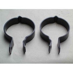 Silencer clamps, black...