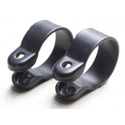 Silencer clamps black, 42 mm