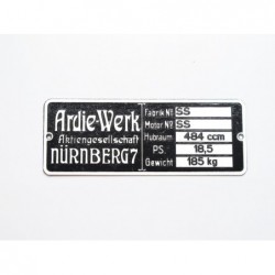 ID Plate Ardie-Werk