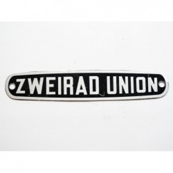 Typenschild  ZWEIRAD UNION